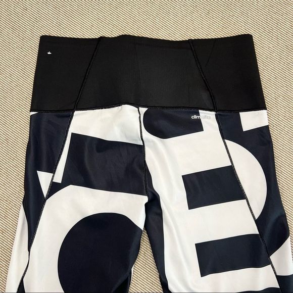 Adidas Ultimate Fit Typo High-Rise Leggings Size S - Picture 7 of 11